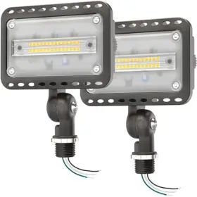 Cinoton 008678495289 20w Led Flood Lights Outdoor 5000k 2 Pack Ul Listed