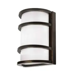 Commercial Electric 017801738735 60-watt Led Bronze Dusk To Dawn Sensor Security Outdoor Wall