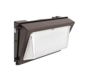 Commercial Electric 080083264407 C E 250-watt Equivalent Integrated Led Bronze Dusk To Dawn Wall Pack Light
