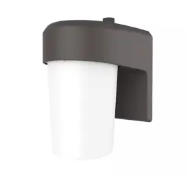1303 Commercial Electric 080083293063 60watts Ce Integrated Led Jelly Jar Bronze Outdoor Hardwired Wall L 4000k #1303