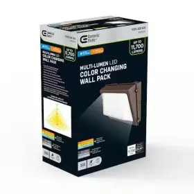 1008369616 Commercial Electric Multi-lumen Led Color Changing Wall Pack Up To 11 700 Lumens