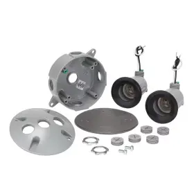 Commercial Electric 313041895802 Gray Outdoor Flood Light Weatherproof Lampholder Kit