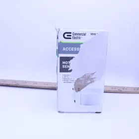 1010 Commercial Electric 811108037177 Motion Security Floodlight Sensor Weatherproof White