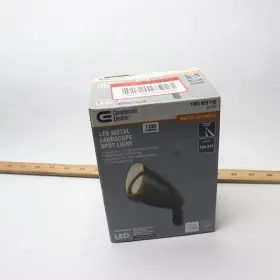 1005 Commercial Electric 815710020282 Outdoor Integrated Led Flood Light Black 1100lm 14w 120/277v