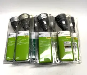 Commercial Electric 956117200151 Lot Of 7 Led Gray Spike Light 220 Lumens 3ft Cord #666 668