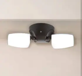 Ft28vcibce Commercial Electric 2000 Lumen 100 Degree Bronze Motion Sensing Dusk To Dawn Flood Light