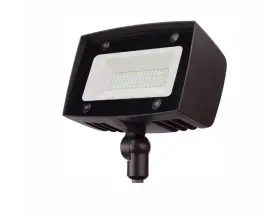 Pwrf50-pc-4k-bz Commercial Electric 150w Equivalent Bronze Outdoor Led Flood Light 5000 Lumens