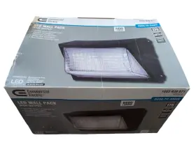 Commercial Electric Pwrw50-pc-4k-bz Led Wall Pack High Output 6800 Lumens Bronze Finish