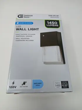 Commercial Electric S10wpk/850/dd/bz/hd Led Photocell Sensor Bronze 100-watt Equivalent 5000k