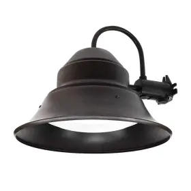 S13ywm840ddbzhd Commercial Electric 350w Eq Led Bronze Barn Light Dusk-to-dawn Wall/post Mount