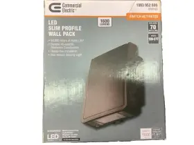 Stl15-4k-bz Commercial Electric Bright 15-watt Integrated Led Wall Pack With 1600 Lumens 4k
