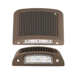 Compass Cuso 840141418520 New Db Slim Led Ac/emergency Outdoor Light Dark Bronze Photo Sensor
