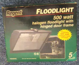 Hq500wl Cooper Lighting 044427002421 Regent 500 Watt Floodlight New Nos