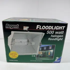 Wq500 Cooper Lighting 044427003954 Regent Floodlight 500 Watt Halogen Outdoor White