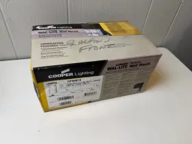 Hpwm70 Cooper Lighting 662401326693 Dusk To Dawn 70 Watt High Pressure Sodium Wall Light