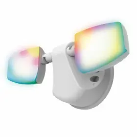 Esf2argbwfw-wiz Cooper Lighting Wiz Dual-head Led Smart Security Floodlight White 2400 Lumen -