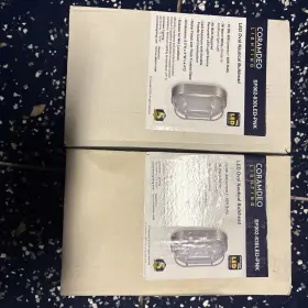 Sf002-830led-pnk Coramdeo Nautical Led Bulkhead Light Nickel Finish New Sealed