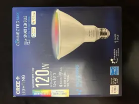 Cmpar38-120w-al-9ack Cree Lighting New Connected Max Smart Led Bulb Par38 Outdoor Flood Tunable White
