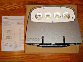 Xspw-a-0-3-f-c-2-b-p Cree Gray Wall Mount Area Luminaire Led Light 42w 120v
