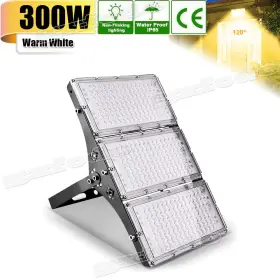 Czo01722 Cutever 300w Led Flood Light Module Warm White Ouoor Spotlight Garden Lamp Bright