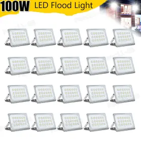Pnd6npt100w Cutever 20x 100w Led Flood Light Cool White Stadium Waterproof Outside Lighting Fixture