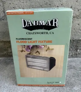 Df5800 Dabmar Lighting Fluorescent Flood Light Fixture Black Architectural Design New