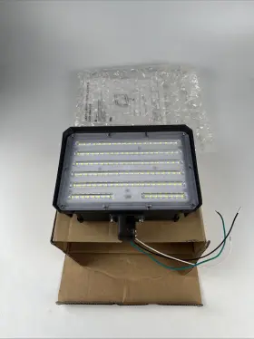 100w-50k-p Dakason New Photocell 100 Watt Flat Panel Outdoor Rated Led Floodlight