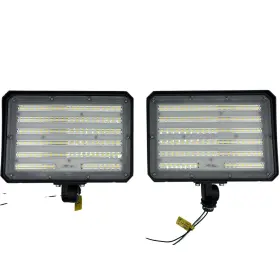 Jl-205c Dakason 2-pack 100w Led Flood Lights 13000lm Dusk-to-dawn Outdoor Security Lighting