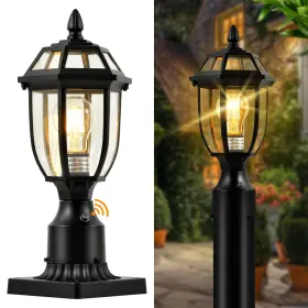 Pl-bg1 Dariisi Dusk To Dawn Outdoor Post Lights Hard Wired Waterproof Aluminum Pole Light F