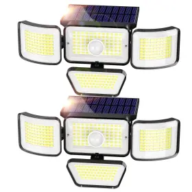 Wdswlw2us2 Daybetter Solar Lights Outdoor 4 Heads 3000lm Ip65 Waterproof Motion