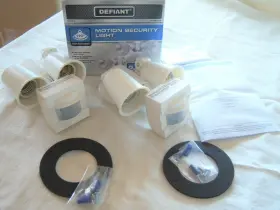 Defiant 016963054080 Motion Detector Lights White Security Pack Of 2 362 075