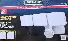 Defiant 016963188532 3000 Lumen 240-degree Integrated Led Motion Activated White Flood Light Defiant 016963188532 3000 Lumen 240-degree Integrated Led Motion Activated White Flood Light