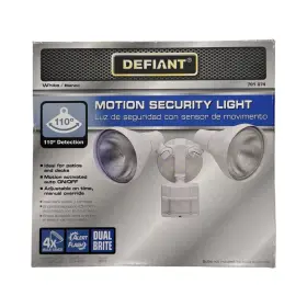 Defiant 016963541542 110 Degree Motion Detection Security Light - White
