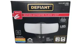 17000562 Defiant Maxdetect 240 Black Motion Sensing Outdoor Led Security Flood Light