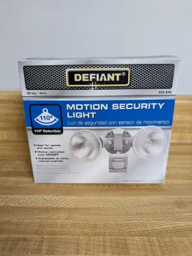 233-840 Defiant 233 840 Motion Activated Security Light - Gray Wired