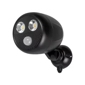 Defiant 445018231221 120-degree Black Motion Activated Battery Outdoor Integrated Led Security Flood