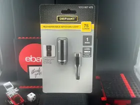 Defiant 820909916383 Home Depot Recharge Keychain Light 75lm Sealed New