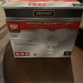 1001216182 Defiant 887016005874 Led Motion Activated Security Light With Timer 180 Degree Detection Zone