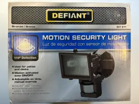Df-5511-bz-c Defiant Motion Security Flood-light 150-watts 120v Metal/glass 110-degree Auto On/off