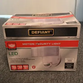 Dfi-5882-wh Defiant Led Motion Dusk-to-dawn Security Light 1600 Lm White Dfi-5882-wh Defiant Led Motion Dusk-to-dawn Security Light 1600 Lm White