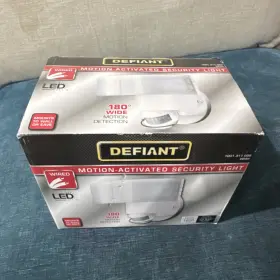 Dfi-5982-wh-g Defiant Led Motion Sensor Hardwired Outdoor Security Light 1600 Lm White