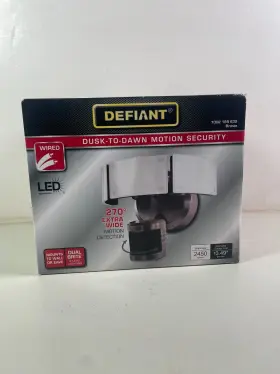 Dfi-5988-bz Defiant Dusk To Dawn 270 Degree Motion Security Light