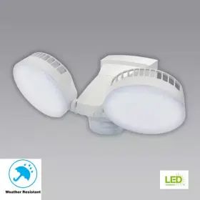 Hd-2703-wh Defiant 270 Degree 2400 Lumens Motion Security Outdoor Led Flood Light With Timer
