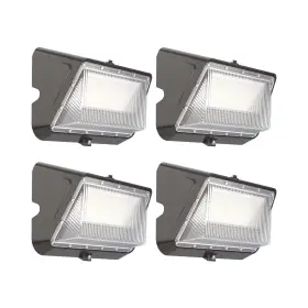 Dmwpl-gka-1202p Demilare 4 Pack 120w Led Wall Light With Dusk To Dawn Photocell 14400lm Quick Inch