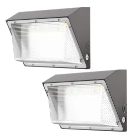 Dmwpl1502p Demilare 150w Led Wall Pack Lights 2 2500lm Light With Dusk To Dawn Photocell Ip6