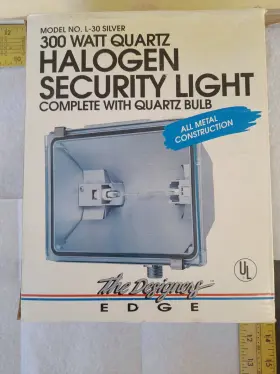 Ca-910904 Designers Edge Outdoor Security Light 300 Watt Quartz Bulb Included
