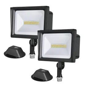 B0b5rj73sc Dewenwils 2-pack 34w Outdoor Led Flood Light 3200lm Waterproof Knuckle Mount