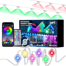 Rgb5050 Dierlight Rgb Permanent Outdoor Lights Smart Led Eaves With App And Remote
