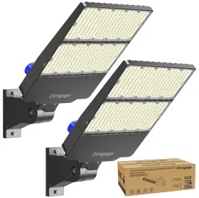 Sd300e-2 Dimgogo Led Parking Lot Light 300w Ul Listed 45 000lm 6500k With Dusk To Dawn