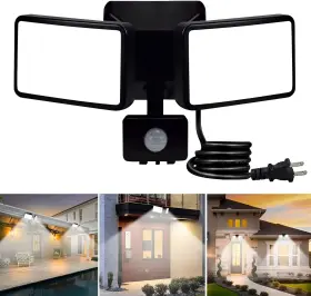 Ws-fpa7-20a Dinglilighting Dllt 20w Led Motion Sensor Light Outdoor Ip65 Waterproof Plug-in Dete